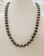 Vintage Taxco Sterling Silver Heavy Ball Bead Necklace 89.8g image number 1