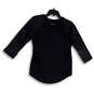 Mens Black Round Neck Long Sleeve Camouflage Pullover T-Shirt Size M image number 2