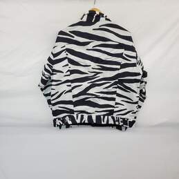 Levi's Black & White Zebra Patterned Cotton Blend Jacket MN Size L NWT alternative image