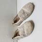 TOMS Alpargata White Knit Crochet Slip On Flats Shoes Women's Size 6 image number 3