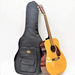 Fender Brand 200 SX Model Wooden Acoustic Guitar w/ Soft Gig Bag