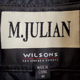 M. Julian Wilsons Leather Men Black Jacket M alternative image