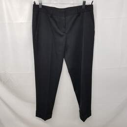 Prada Wool Blend Cuffed Black Dress Pants Men's Size 40