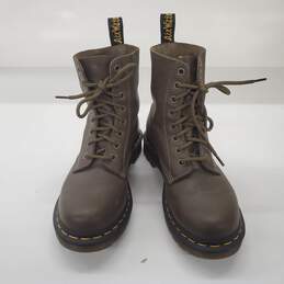 Dr. Martens Pascal Tan Leather Lace Up Boots Women's Size 6 alternative image
