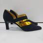 Nina Women's Black Leather Heels Size 8.5 w/Box image number 3
