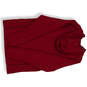 NWT Mens Red Raglan Sleeve Flex Fit Activewear Pullover Hoodie Size XL image number 2