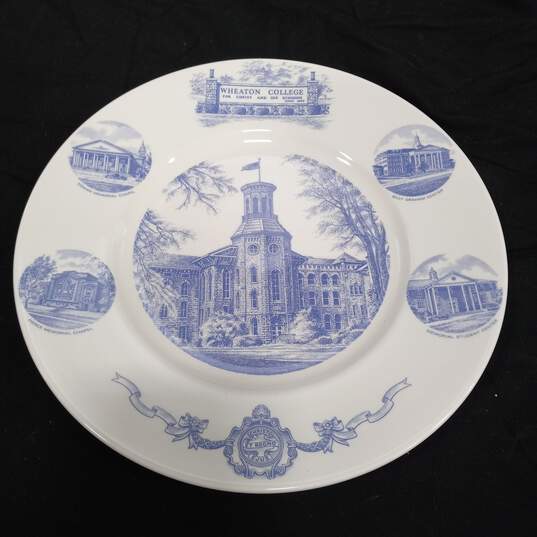Wedgwood Wheaton College Illinois Decorative Plate image number 1