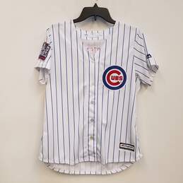 Womens White Chicago Cubs Kris Bryant #17 Baseball MLB Jersey Size Large