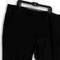 NWT Womens Black Flat Front High Rise Relaxed Fit Trouser Pants Size 22R image number 1