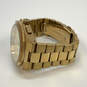 Designer Michael Kors MK-5926 Gold-Tone Dial Quartz Analog Wristwatch image number 3