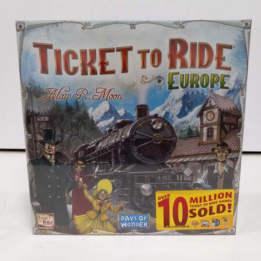 Days Of Wonder Ticket To Ride Europe Game NEW image number 1