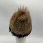 Vintage Womens Brown Rabbit Fur Stretch Winter Beanie Hat One Size image number 2
