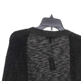 NWT Womens Black Knitted Long Sleeve Open Front Cardigan Sweater Size S/P alternative image