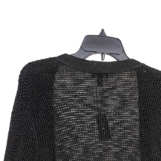NWT Womens Black Knitted Long Sleeve Open Front Cardigan Sweater Size S/P image number 2