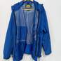 Cabela's Men's Blue Hooded Full Zip Lightweight Weather Resistant Jacket Sz 2XLT image number 4