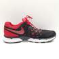 Nike Men's Lunar Fingertrap Red & Black Sneakers Size 11 image number 1