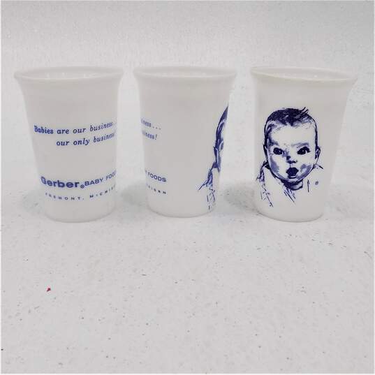 VNTG Gerber Baby Small 3 Inch Plastic Drinking Cups Lot of 12 W/ Bonus Rice Krispies Snap Crackle Pop Plate image number 6