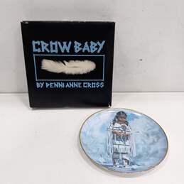 Crow Baby by Penni Anne Cross Plate