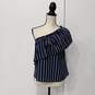 BP. Striped One Shoulder Blouse Women's Size S image number 1