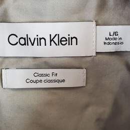 Calvin Klein Men Grey Button Up L NWT alternative image