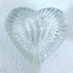 WATERFORD CRYSTAL HEART PAPERWEIGHT 2 3/4"
