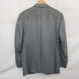 Burberry Wool/Silk Blend Gray Blazer Jacket Mens' Size 40 AUTHENTICATED alternative image