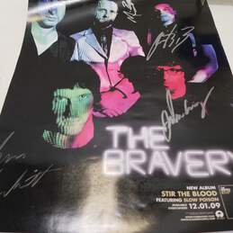 The Bravery Band Signed Promotional Stir The Blood Mini Poster