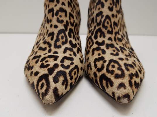 Sam Edelman Kinzey Calf Fur Leopard Boots Beige 7 image number 4