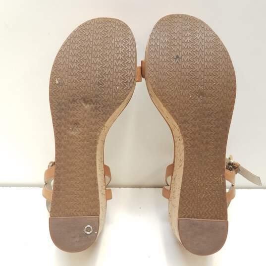 Michael Kors SZ Women's Wedge Heels Brown Size 9M image number 9
