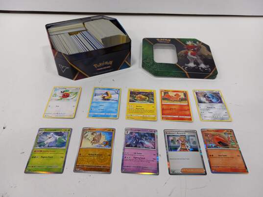 Lot of Pokémon cards in Metal Boxes image number 4