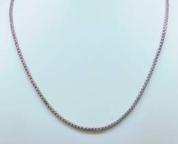 Artisan Collection Of Bali 925 & 18K Yellow Gold Circle Wheat Chain Necklace 17.5g alternative image
