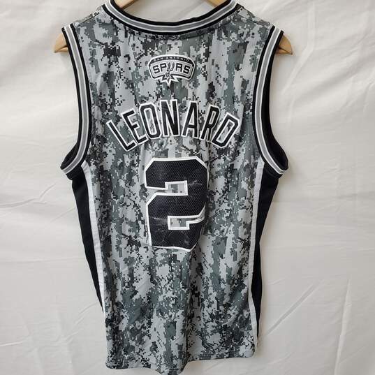San Antonio Spurs #2 Leonard Basketball NBA Jersey Size Small +2 Length image number 6