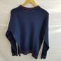 Jasu Men's Navy Spotted Wool Sweater Size L image number 2