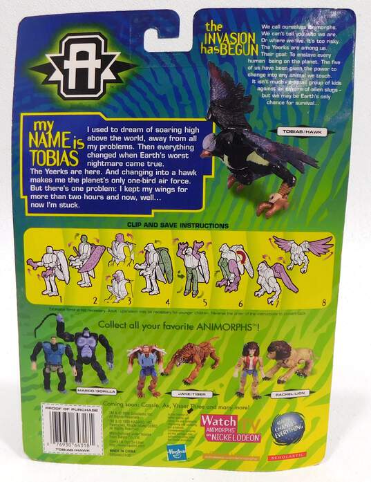 Transformers Deluxe Animorphs Tobias Hawk Figure Hasbro 1998 Sealed image number 2