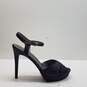 Guess Platform Jordie Glitter Ankle Heels Black 9.5 image number 1