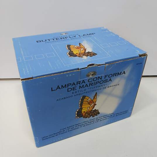 Hampton Bay Tiffany Style Butterfly Lamp w/Box image number 7