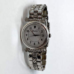 Designer Brighton Highland Park Silver-Tone Stainless Steel Wristwatch alternative image