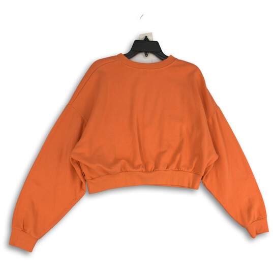 Levi's Womens Coral Round Neck Long Sleeve Pullover Sweatshirt Size Large image number 2