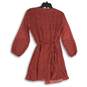 NWT Abercrombie & Fitch Womens Red Polka Dot Balloon Sleeve Wrap Dress Size S image number 2