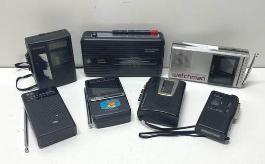 Assorted Portable Tape, Radio and TV Players image number 1