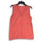 Talbots Womens Pink V-Neck Sleeveless Pullover Blouse Top Size Medium image number 1