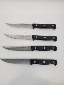 Lot of 4 J.A Henckels Fine EDGE Stainless Steel Knives