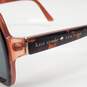 Kate Spade New York Halsey Oversized Brown Tort/Pink Sunglasses AUTHENTICATED image number 4