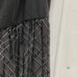 Womens Black Silver Glitter Sleeveless V-Neck Fit & Flare Dress Size 18 image number 3