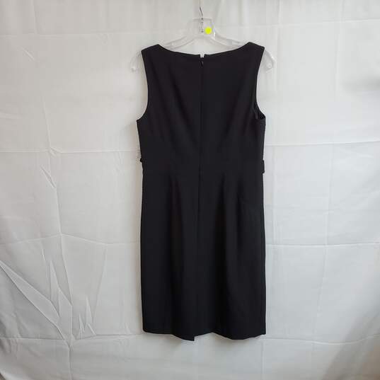 Kasper Black Sleeveless Dress WM  Size 8p NWT image number 2