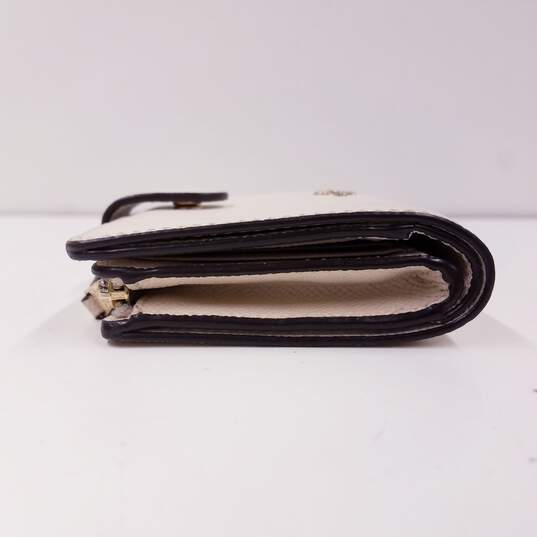Coach Pebble Leather Bifold Wallet Cream image number 4