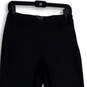 Womens Black Flat Front Elastic Waist Pull-On Ankle Pants Size 6 image number 3