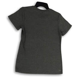 Womens Gray Heather Round Neck Short Sleeve Pullover T-Shirt Size Small alternative image