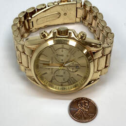 Designer Michael Kors MK-5605 Gold-Tone Stainless Steel Analog Wristwatch alternative image