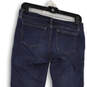 Womens Blue Denim Medium Wash Stretch Toothpick Skinny Leg Jeans Size 26 image number 4